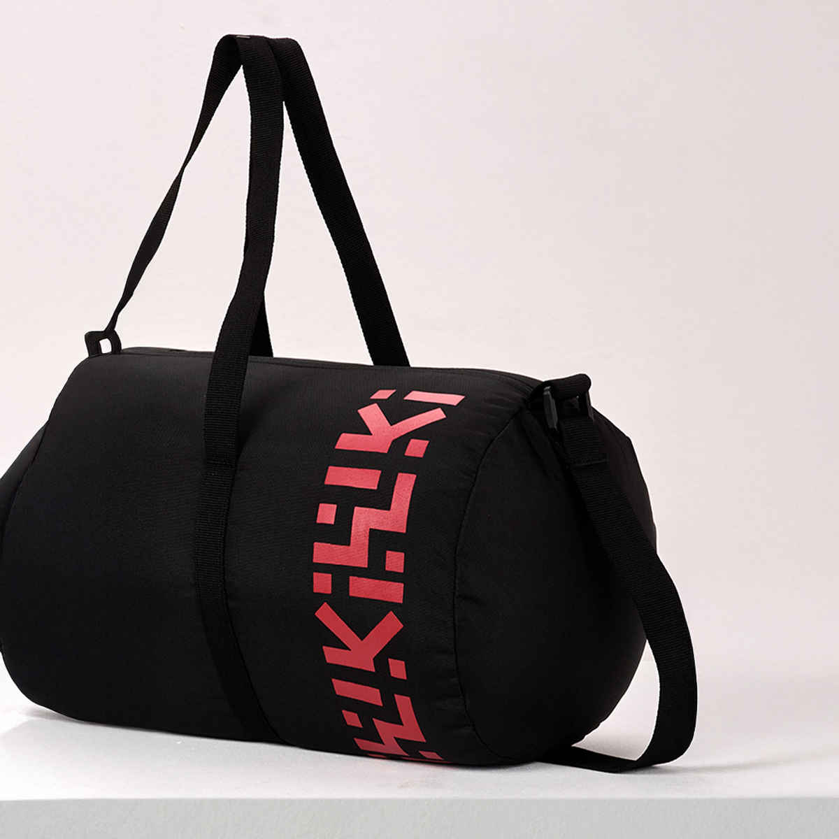 Wildcraft Unisex Solid Polyester Duffel Bag | Black - 23 cm