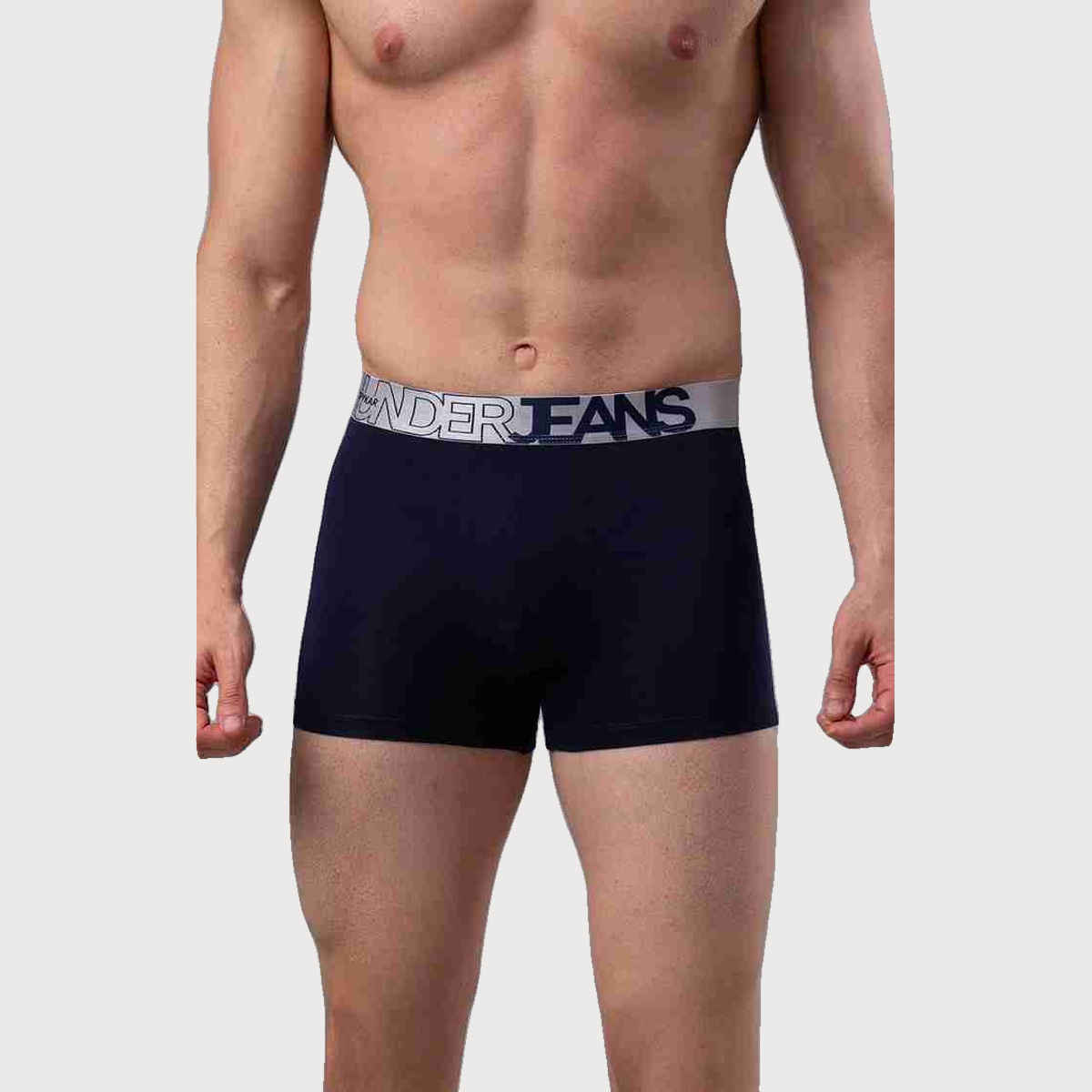 Underjeans by Spykar Mens Premium Navy Blue Trunk | S