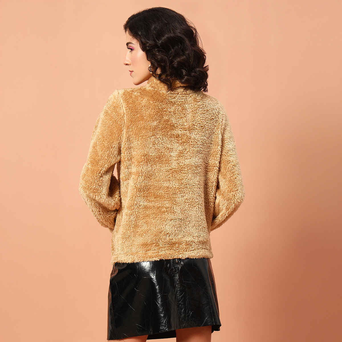 The Dry State Women's Sweatshirt | WJAC 1413F | Camel - XL