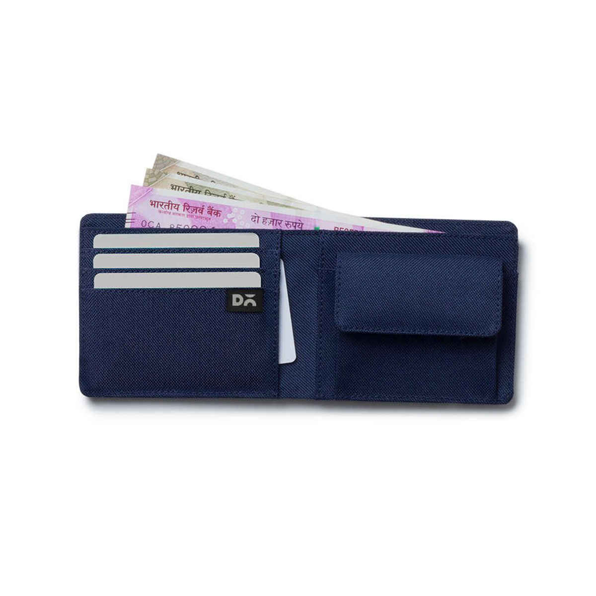 Daily Objects Ballistic Nylon Coin Classic Billfold Wallet for Men | Blue