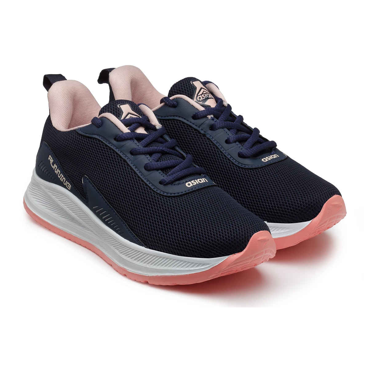 Asian Firefly-09 Women Navy Pink Sports Shoes (Size-6)