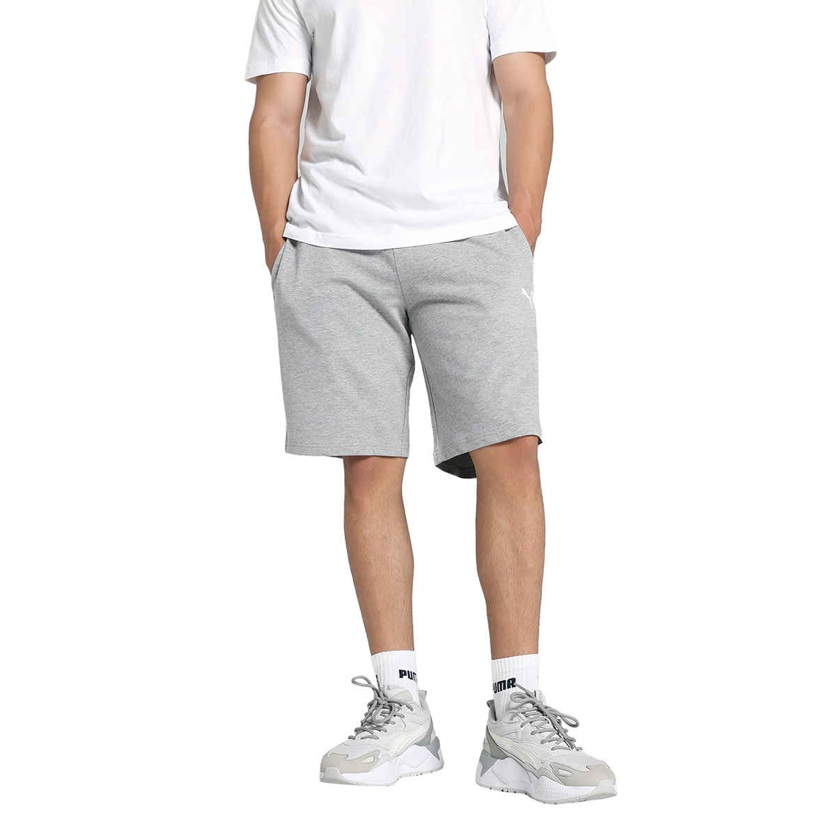 Puma Men's ESS Logo Shorts | Grey | XXL