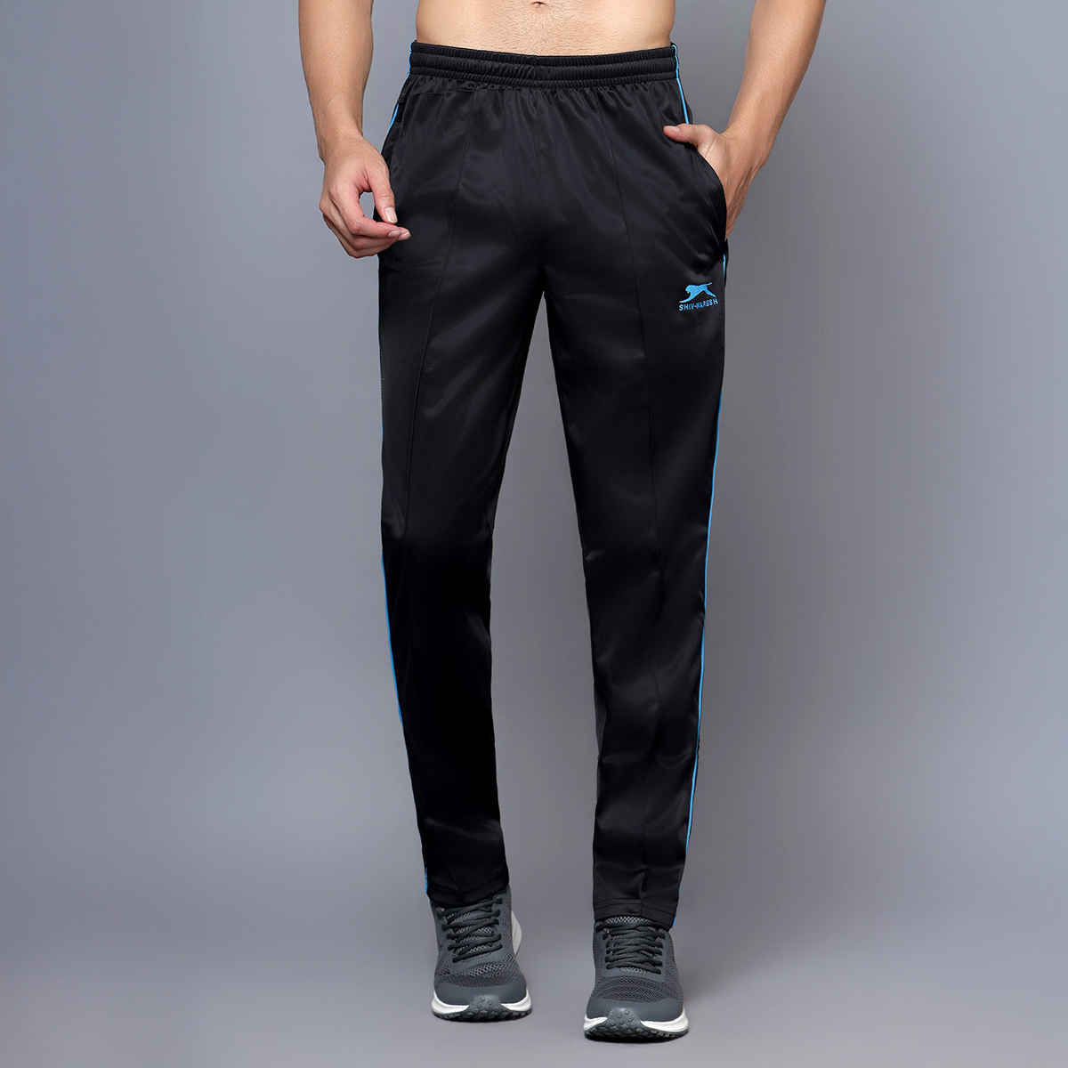 Shiv Naresh Men's Trackpant | 550 - Navy-Cyan | M