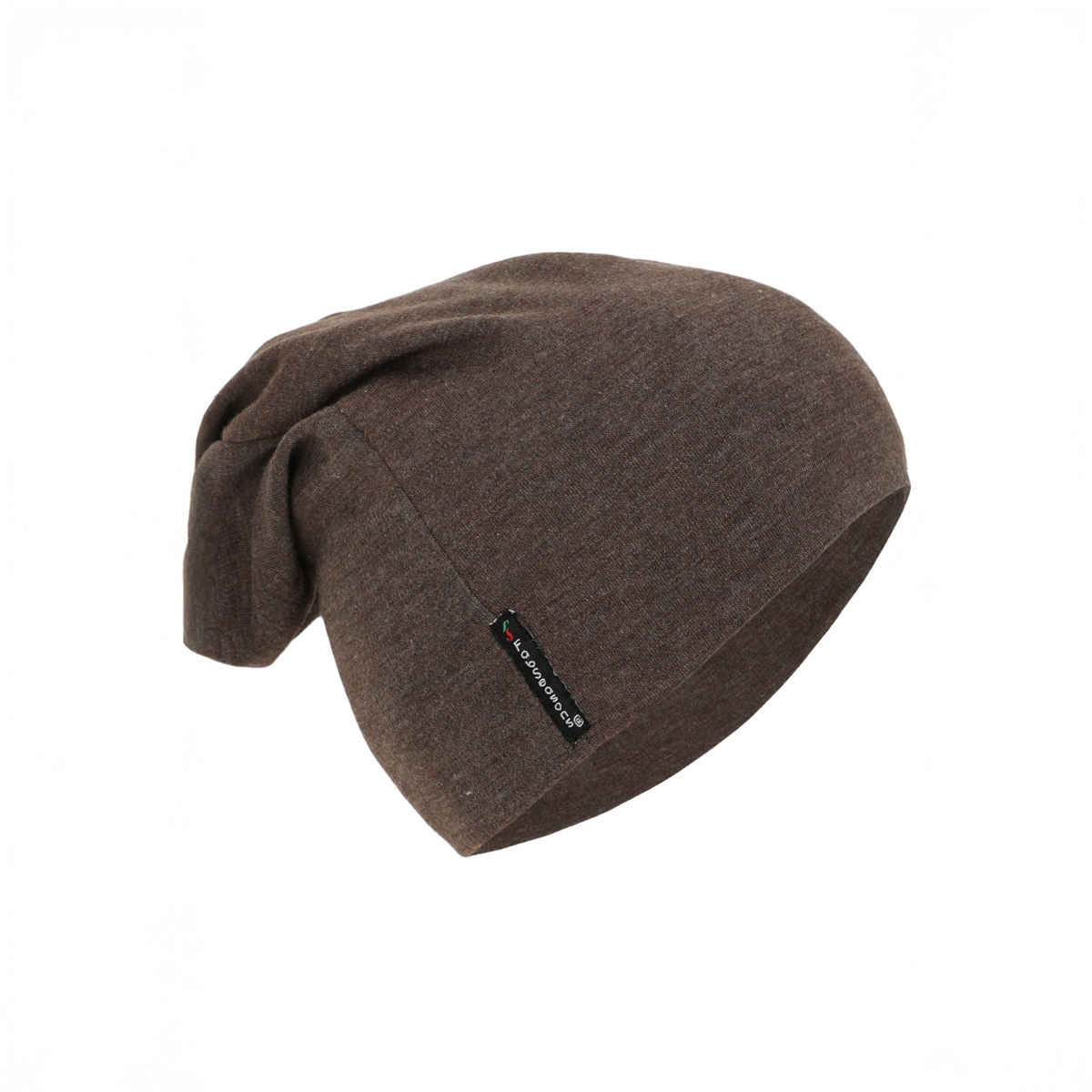 Fabseasons Brown Cotton Slouchy Beanie Skull Cap Season Can be used as a Helmet Cap too WC52 brown