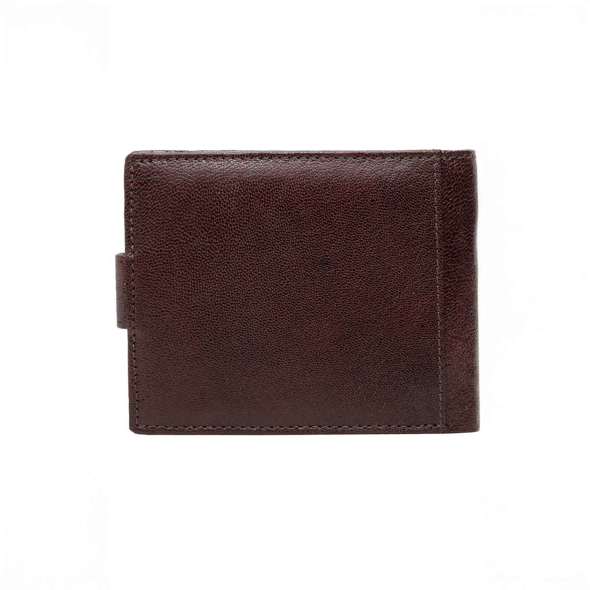 Teakwood Men's Solid Leather Bi-Fold Wallet | Brown