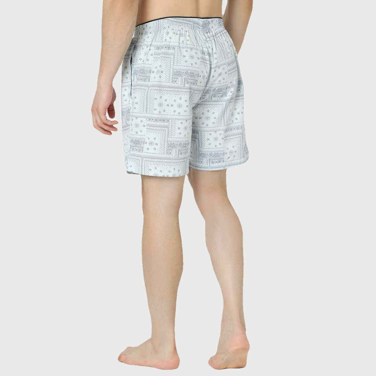Underjeans by Spykar Men's Cotton Boxer Short | White - S