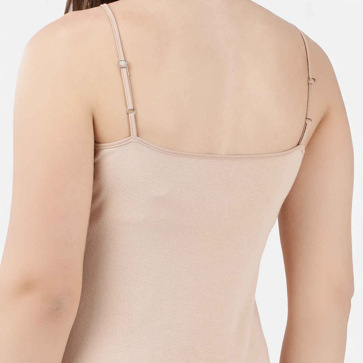 Jockey 1487 Women's Super Combed Cotton Rib Camisole|Adjustable Straps | Skin-L