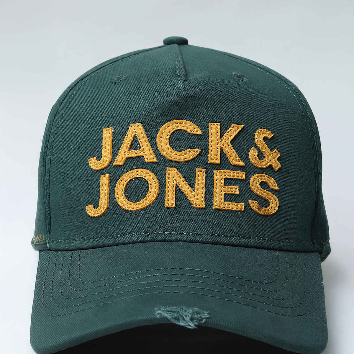 Jack & Jones Men's Cotton Baseball Cap | Green - One Size