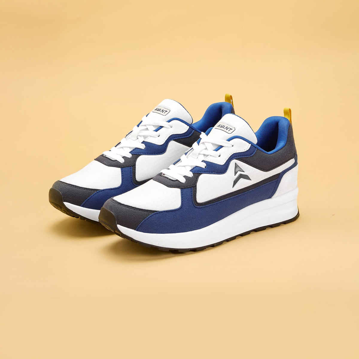 Avant Men's Waffle Max Sneaker Shoes-Blue/White UK7