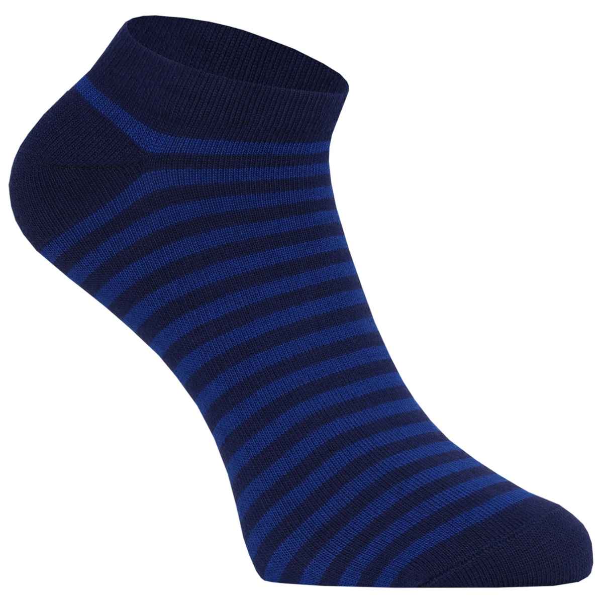 Beyond Unisex Striped Cotton Low Cut Socks | Assorted - Free Size