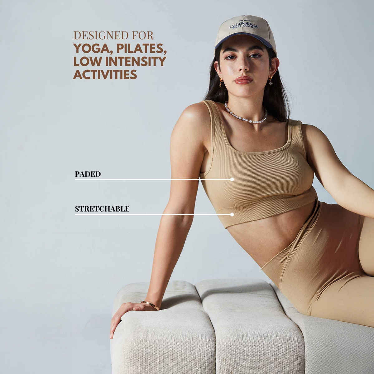 Cava Women's Sports Bra Aspire | Nude - XL