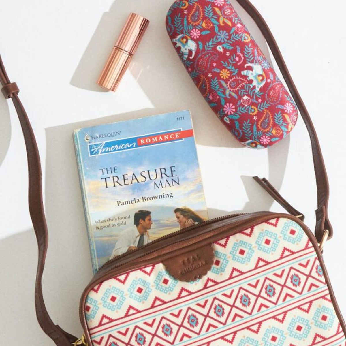 Chumbak Women's Canvas PU 1 L Sling Bag | Red - One Size