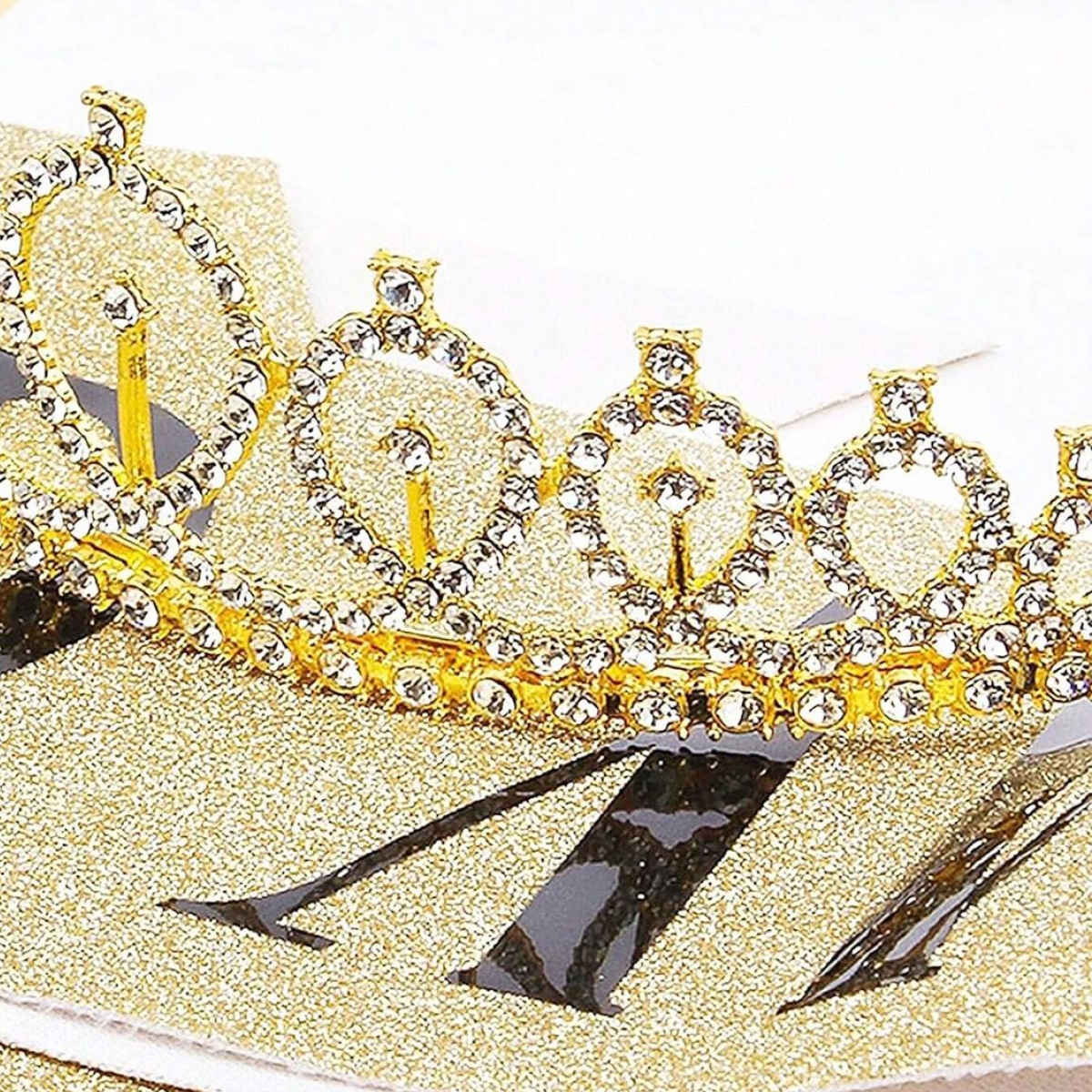Youbella Stylish Birthday Sash & Crown - Birthday Gifts For Best Friend