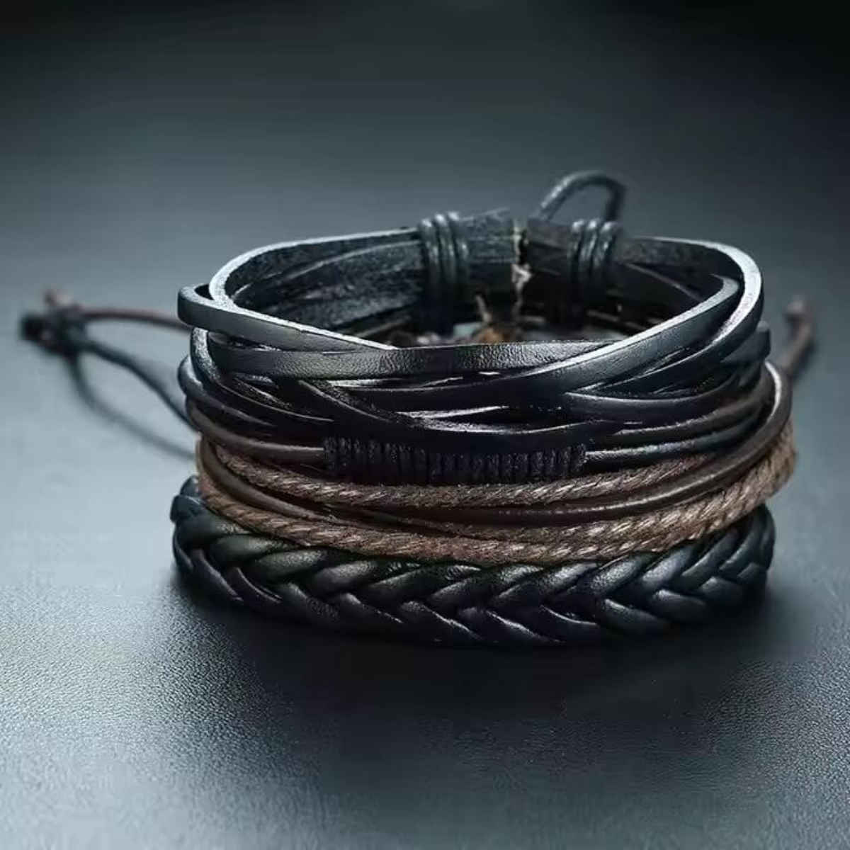 The Opal Factory Multi Strand Bracelet | Black