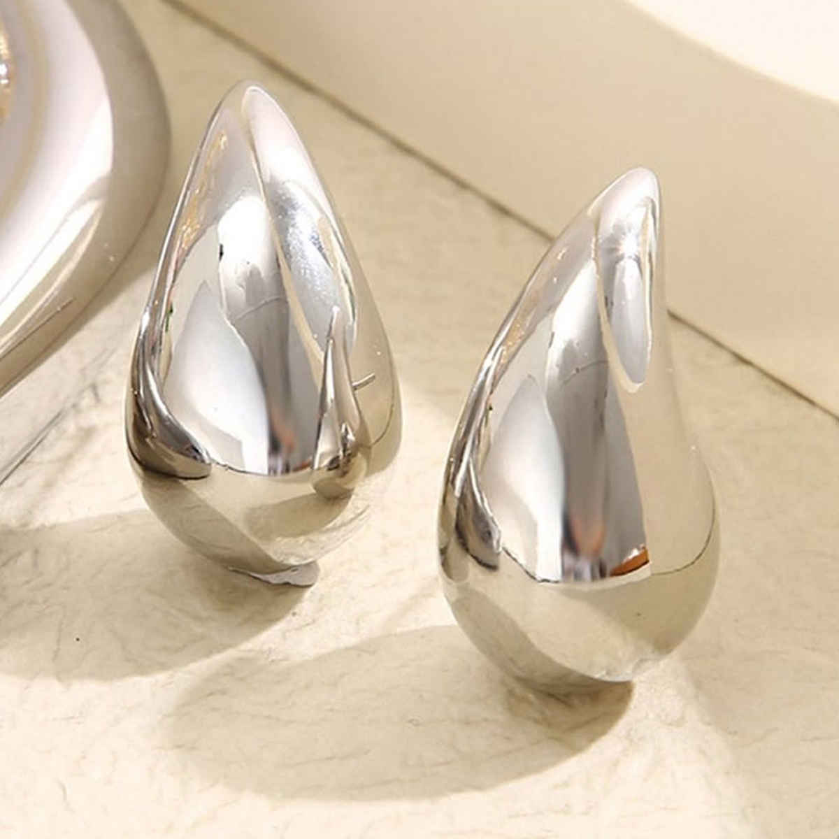 Just Lil Things Liquid Silver Drops Earrings | jltz0018