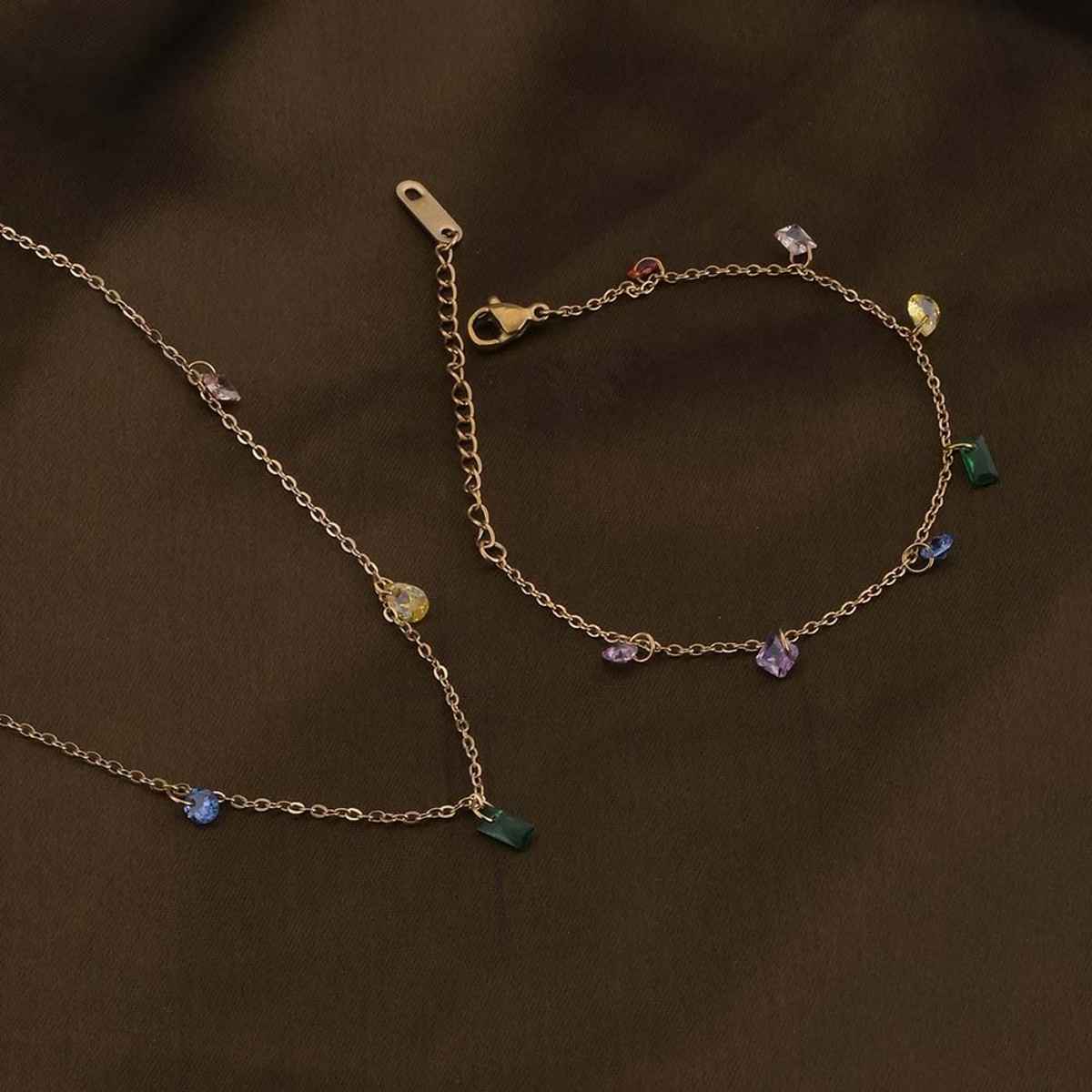 Palmonas Vibrant Cascade Set for Women | Waterproof and Anti-Tarnish