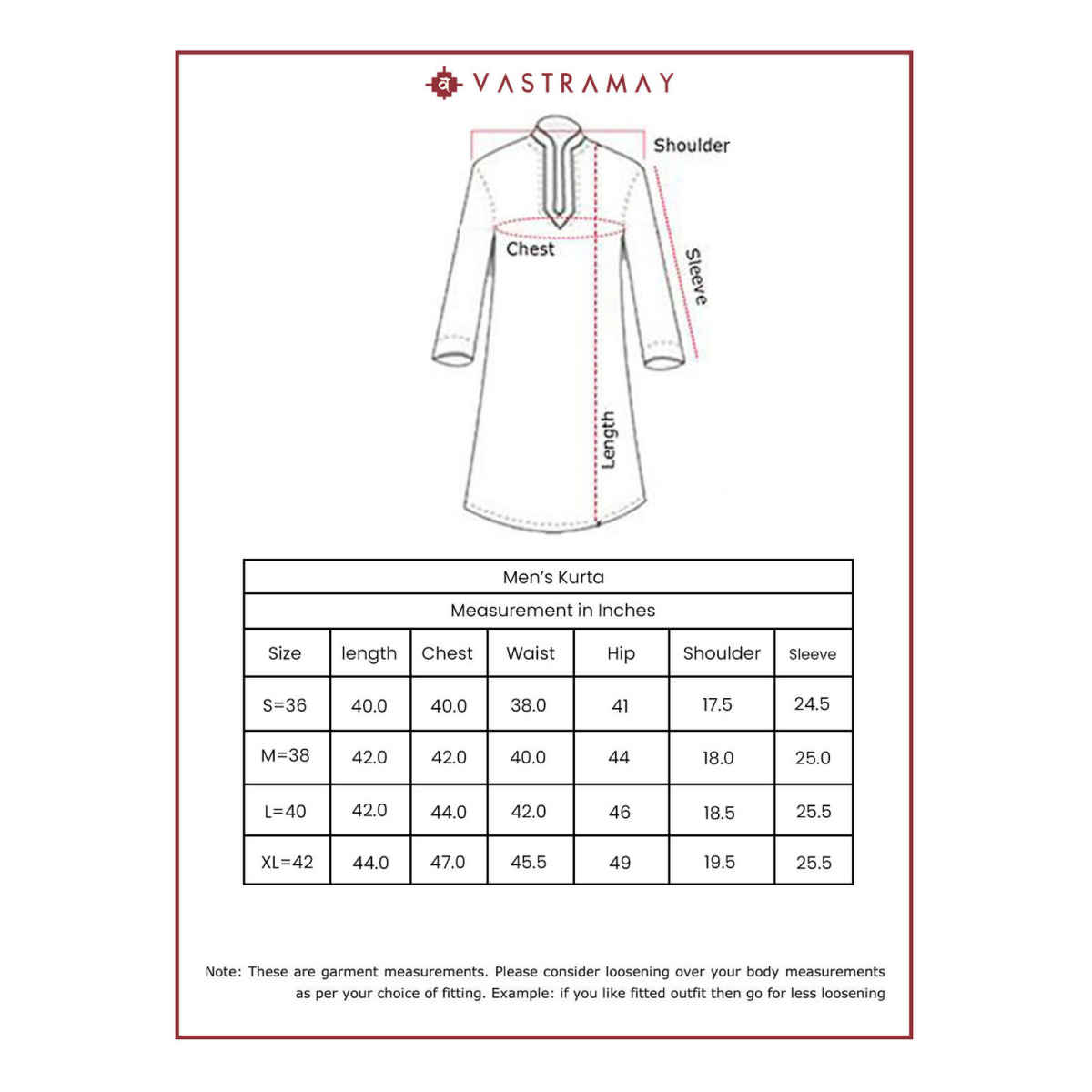 Vastramay Men's Cotton Blend Kurta | Yellow - M