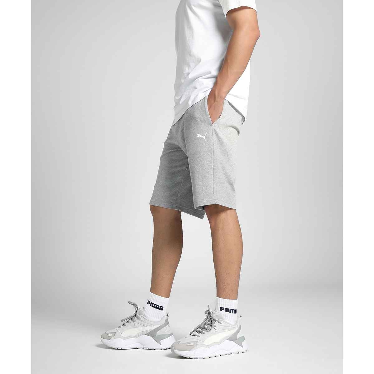 Puma Men's ESS Logo Shorts | Grey | XXL