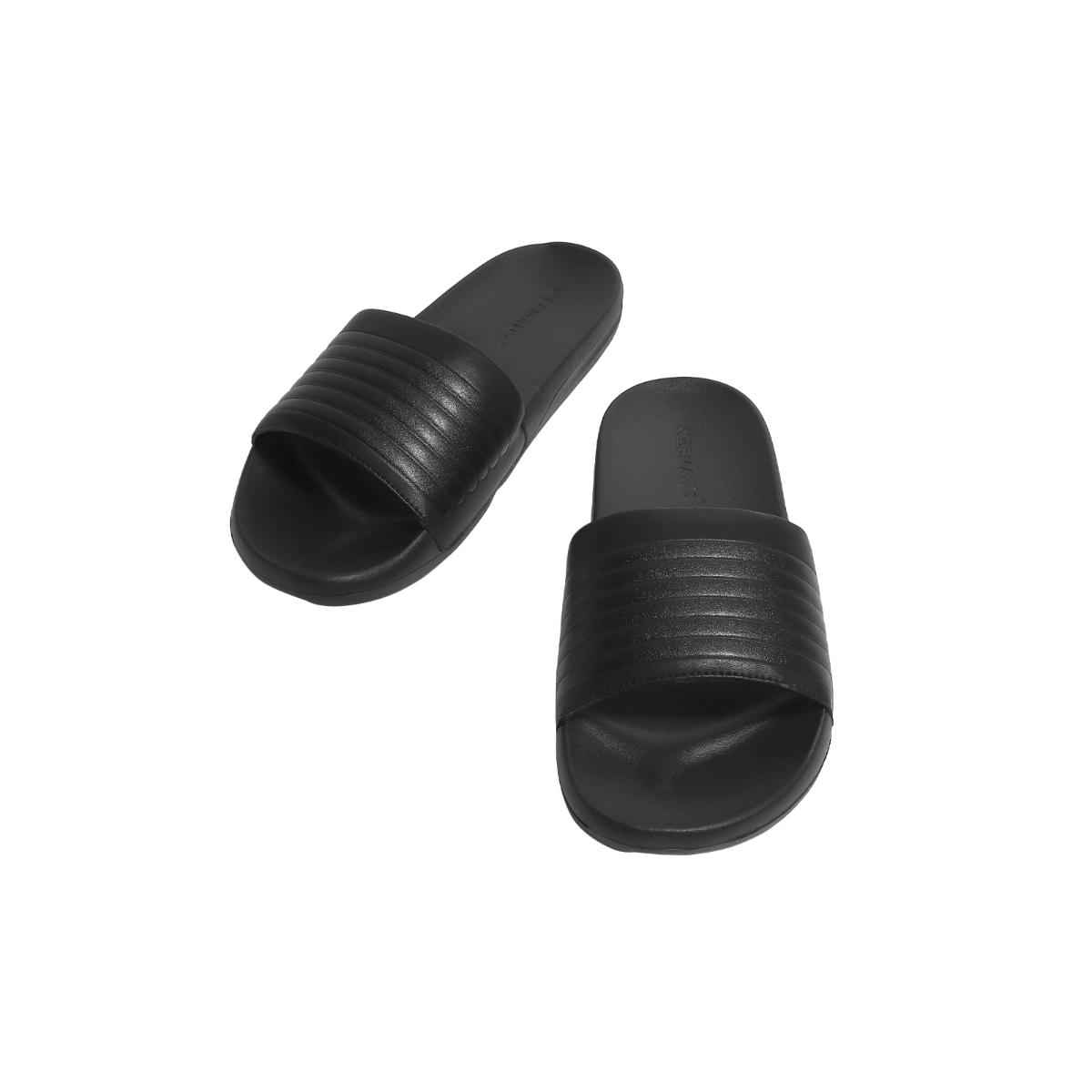 Neeman's Women's Foot Bed Slides | Black - UK 7