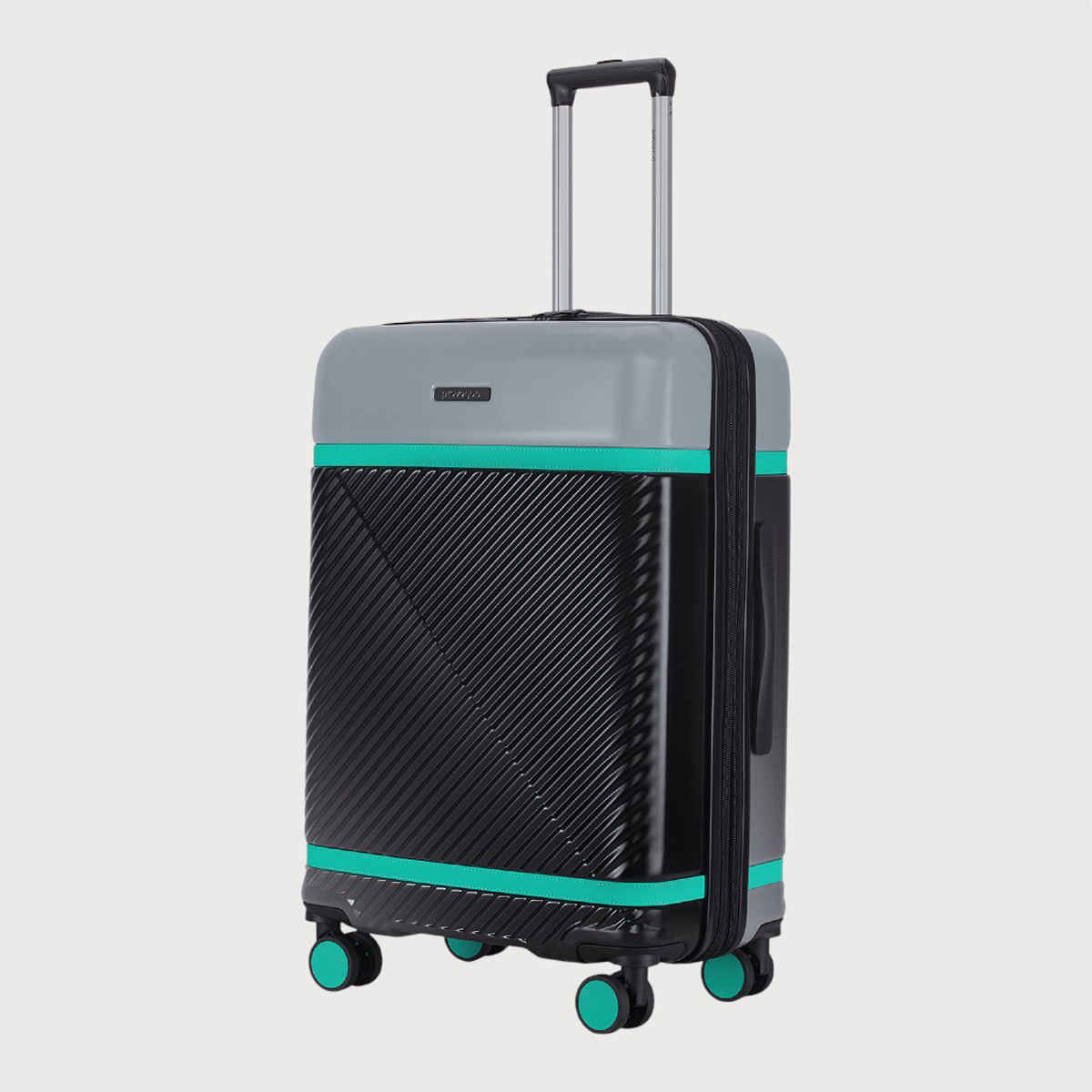 Provogue Linea Hard-Sided PC Large Check-in Luggage Suitcase | Galaxy Black - 75 cm