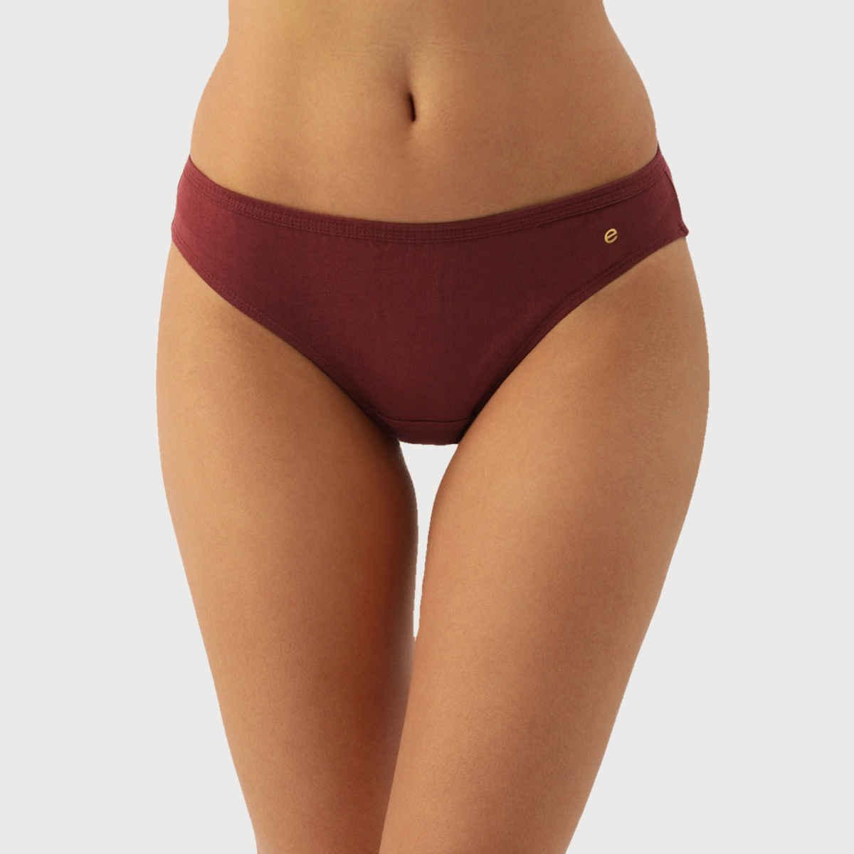 Enamor Women's CB03 Solid Cotton Bikini Panty | Low Waist | PO3 | Assorted | S