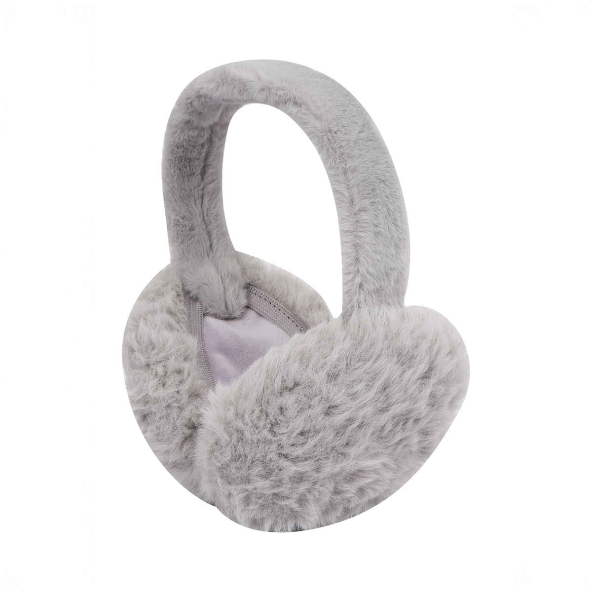 Fabseasons Women's Faux Fur Winter Earmuffs | Grey - One Size