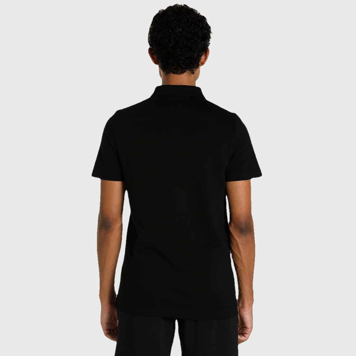 Puma Men's Polo T-Shirt Slim Fit Graphic - Black | M