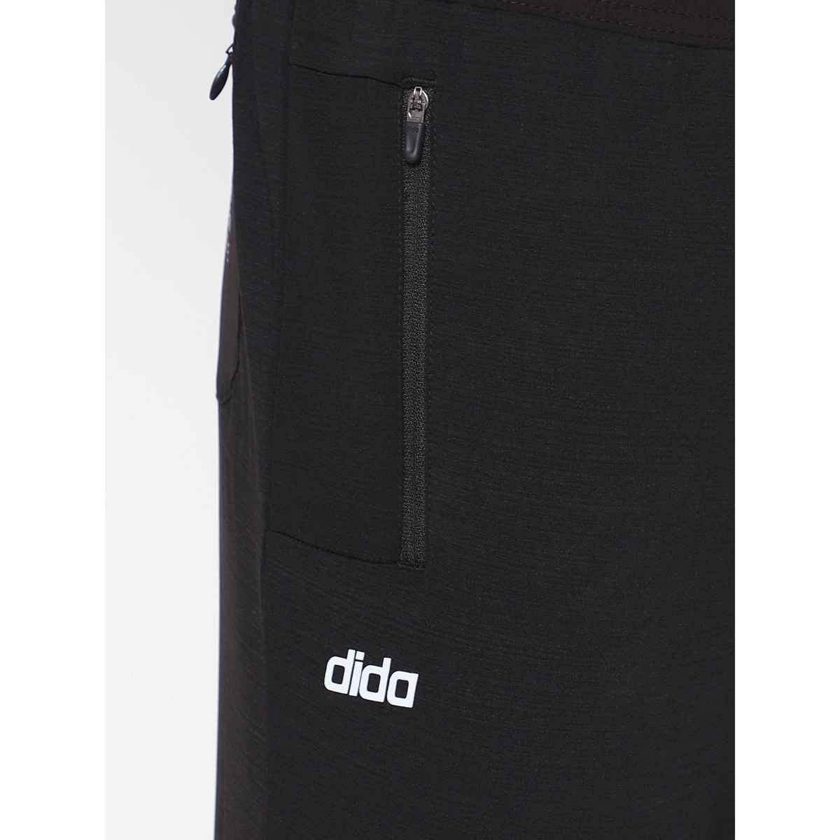Dida Men's Sports Track Pant Regular Comfortable Stretchable Dry-Fit | Black - M