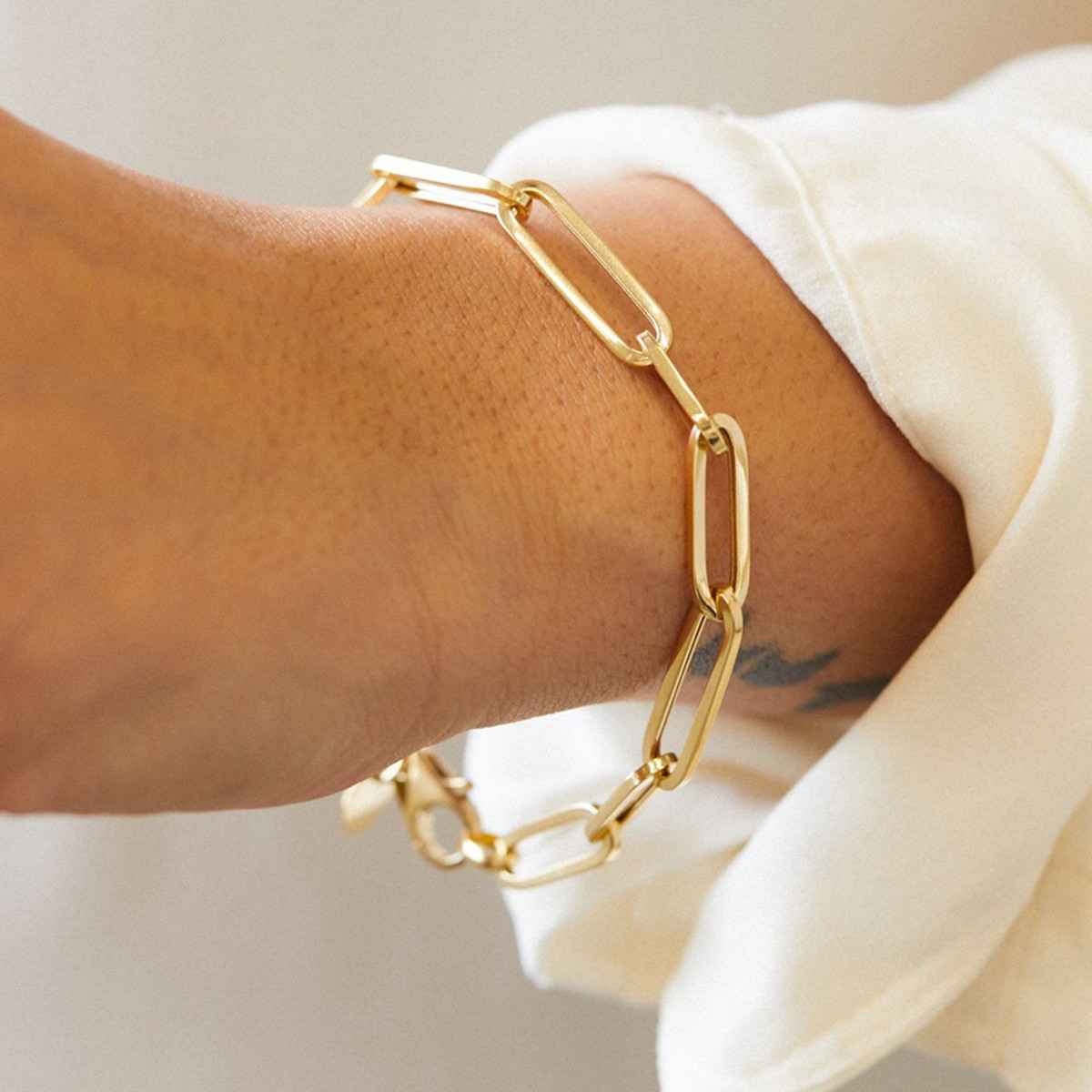LabelShe Gold Plated Stainless Steel Rope Style Bracelet | LS-BNG-16205