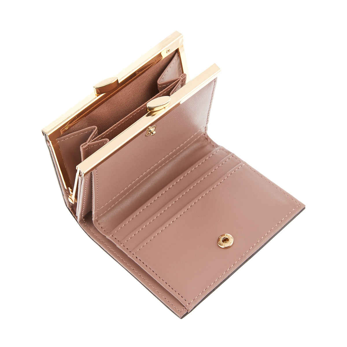 Accessorize London Women'S Faux Leather Clip Frame Bella Wallet