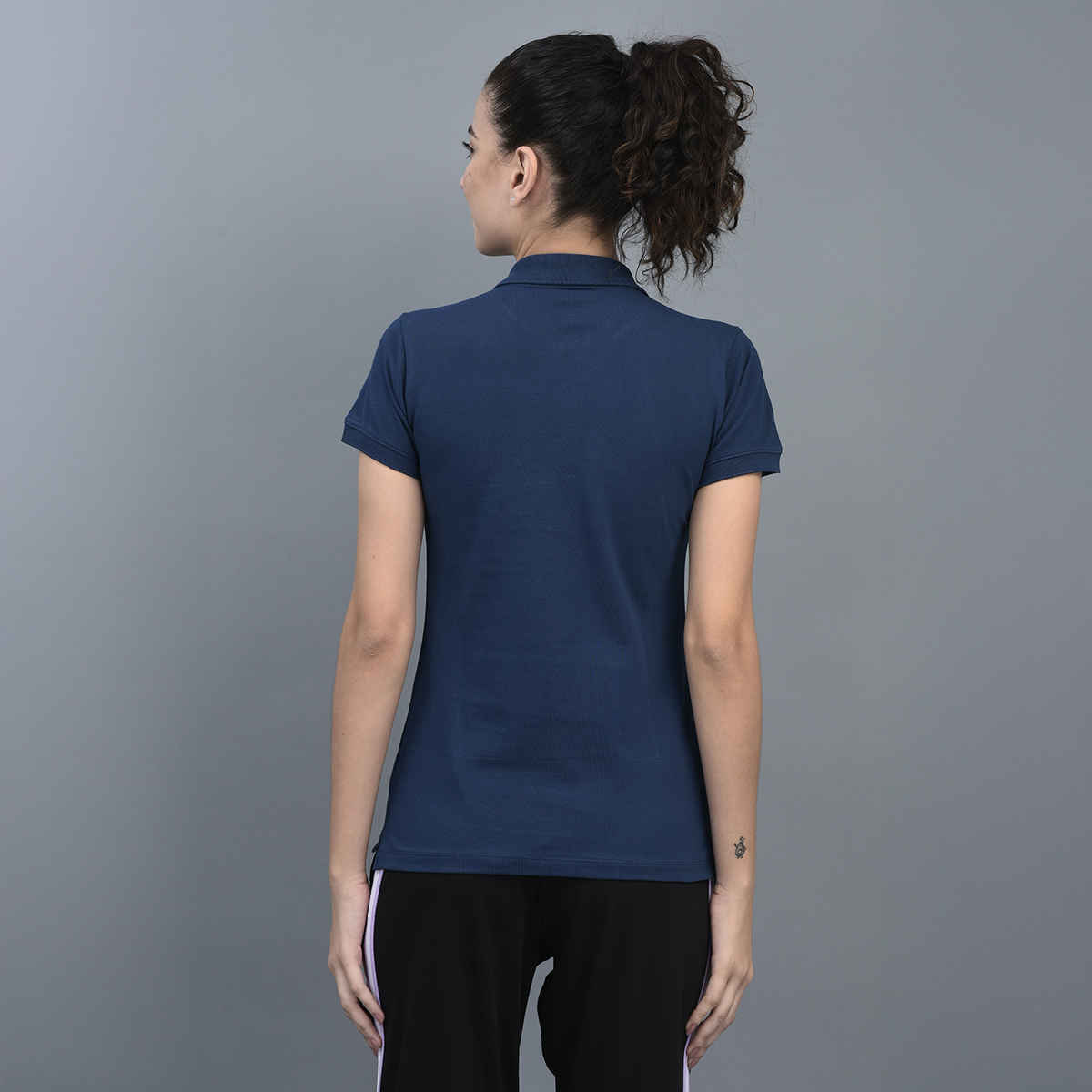 Dollar Women Polo T-shirt - Navy | Premium Cotton | XL