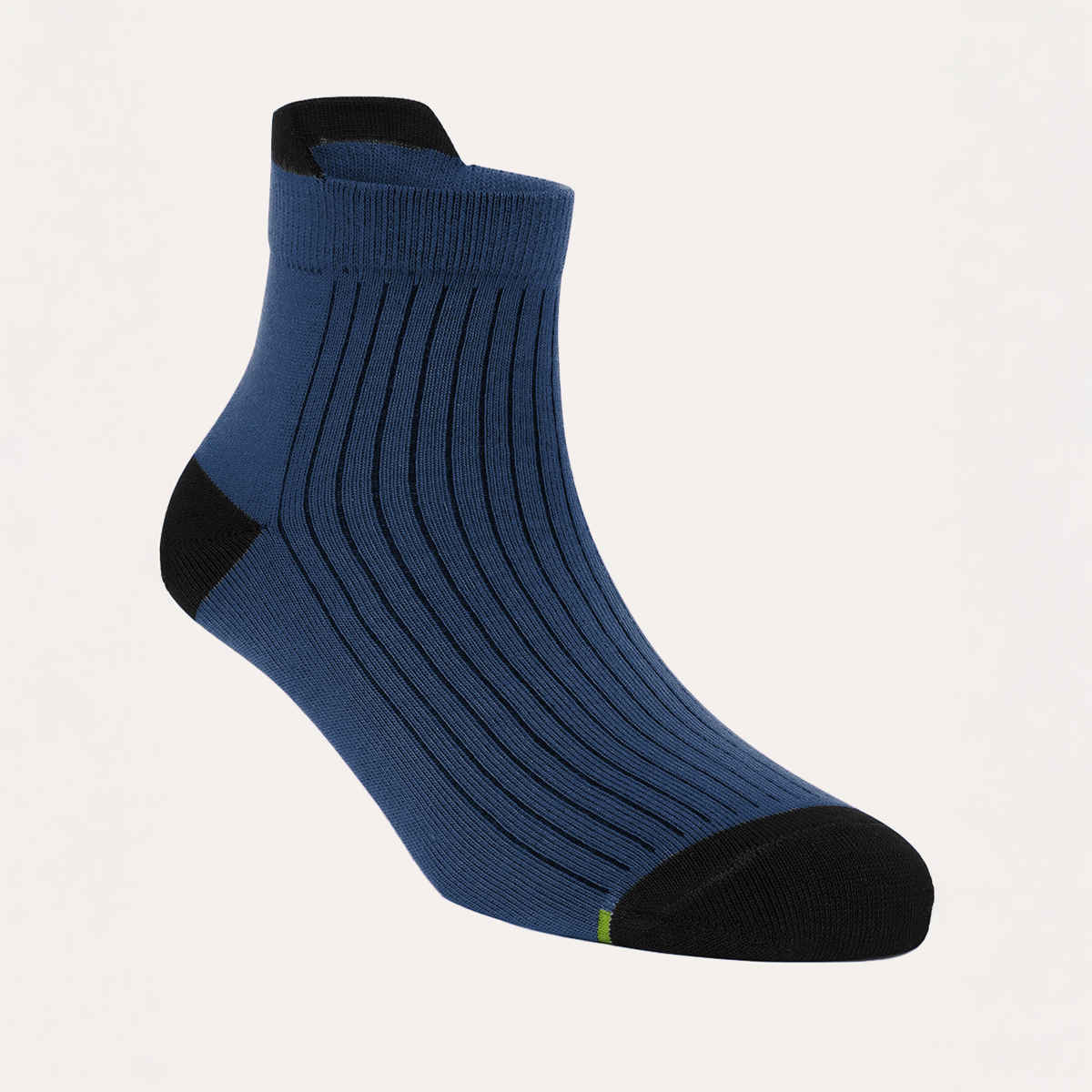 Freecultr Unisex Solid Cotton Blend Ankle Socks | Navy - Free Size