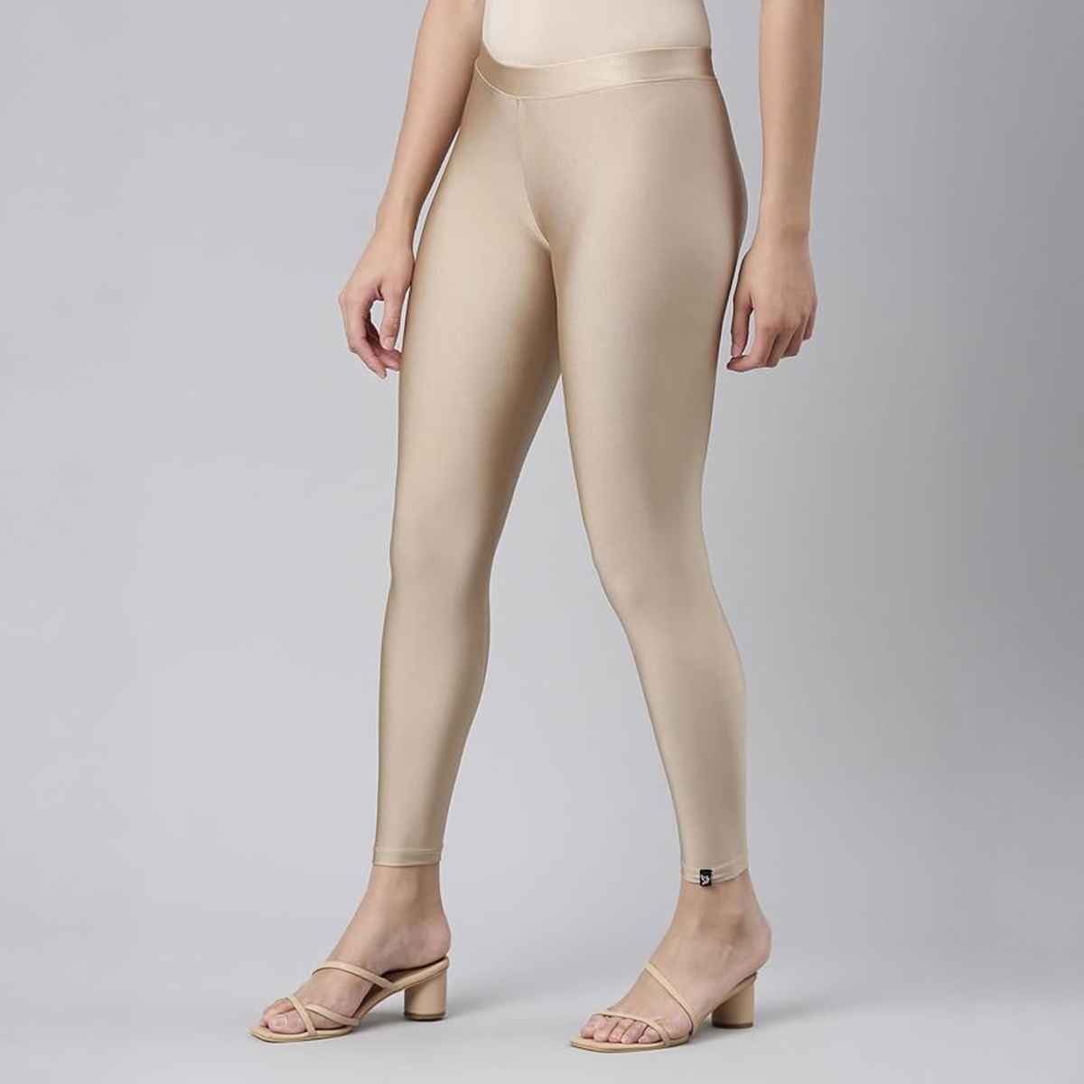 Twin Birds Women's Shimmer Legging | Pearly Vanilla - L