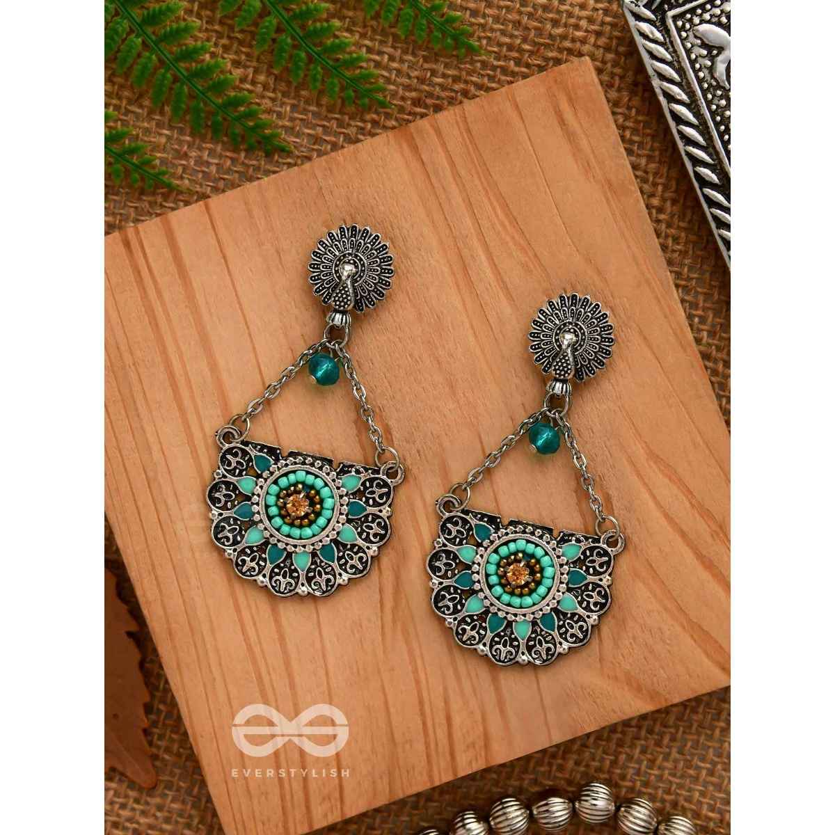 Everstylish Enchanted Mandalas - Oxidised Beaded Earrings