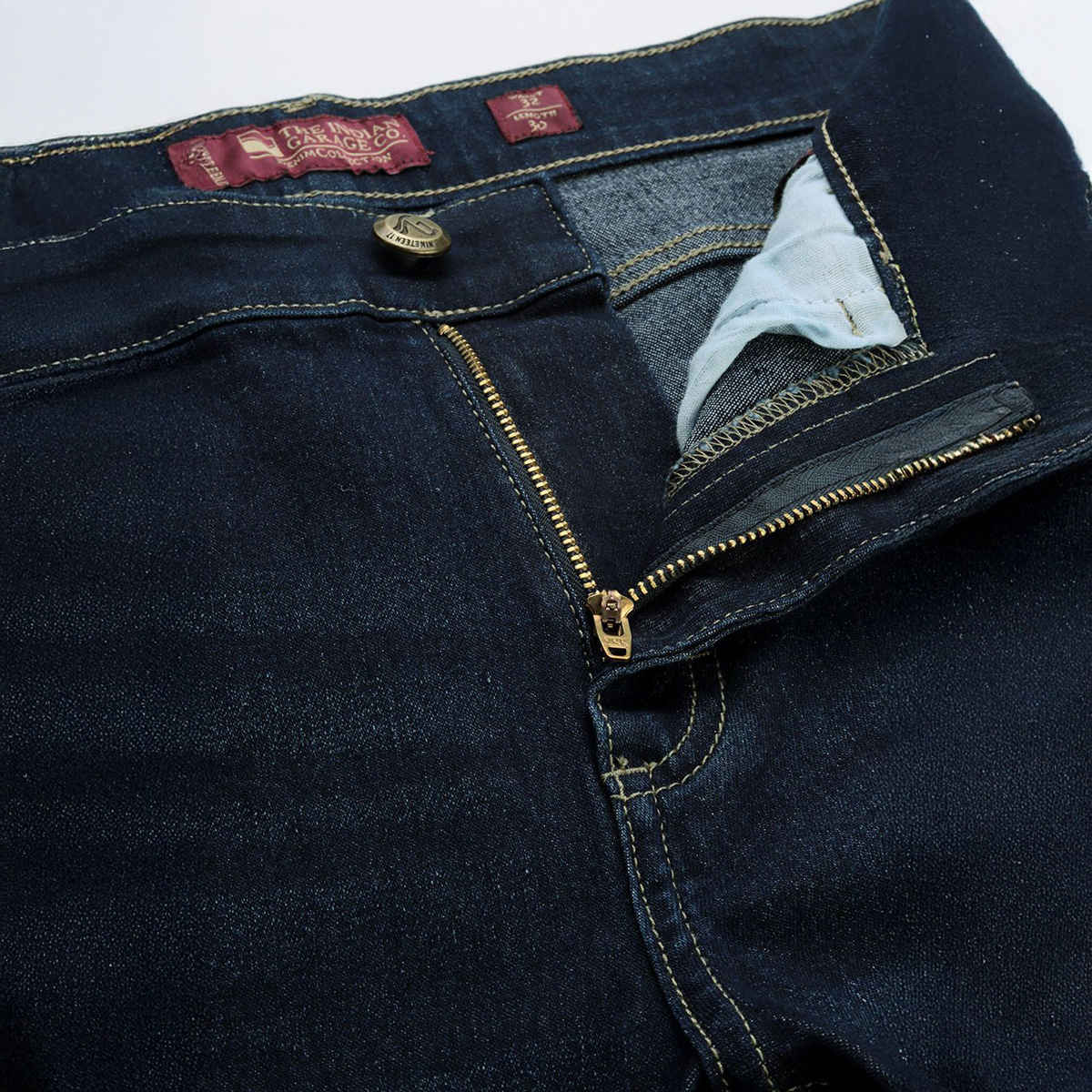 The Indian Garage Co Slim Fit Casual Jeans | Blue - 30