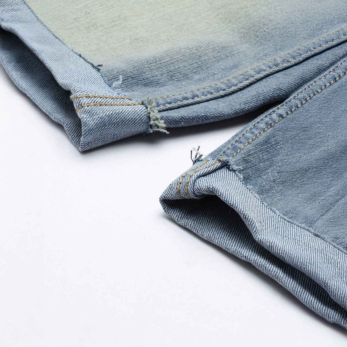 The Indian Garage Co Men's Slim Fit Solid Casual Shorts | Blue - 28