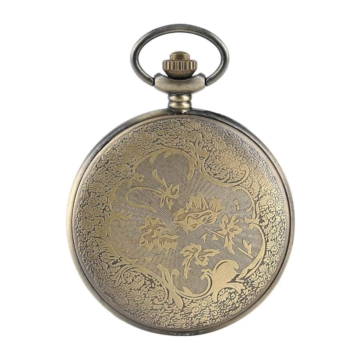 Youbella Pocket Watch For Husband Unique Gift Dual Purpose Stainless Clock For Men (Ybwatch - 0033)