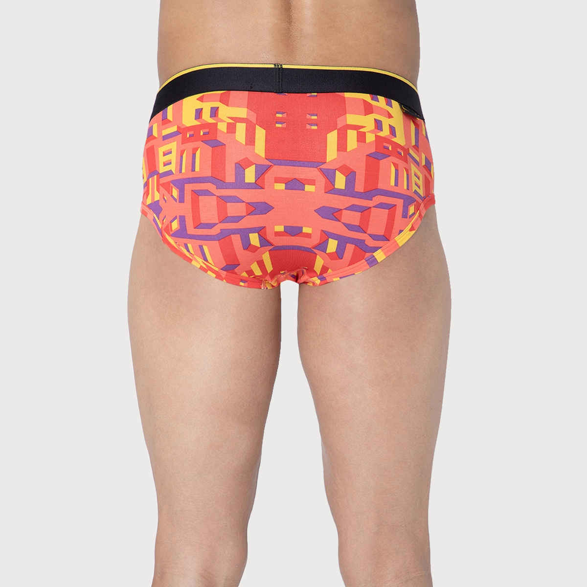 Bummer Men's Printed Micro Modal Brief Underwear | Bricked - M
