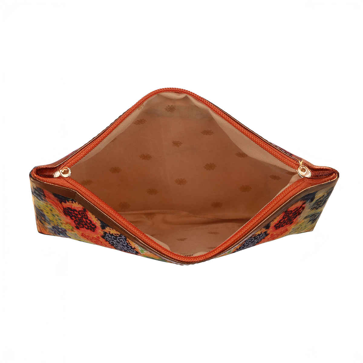 Priyaasi Women's Fabric Zipper Pouch | Multicolour - One Size