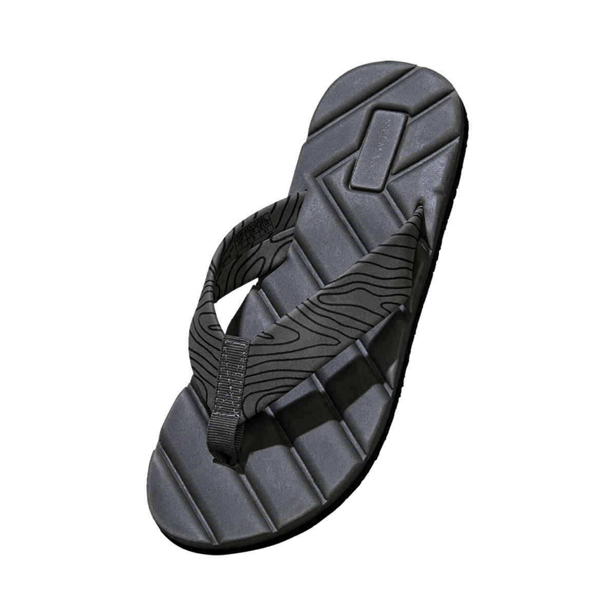 Neeman's Men's All-Vibes Flip-Flops | NM-ALV-GRBL | Grey and Black - UK 9