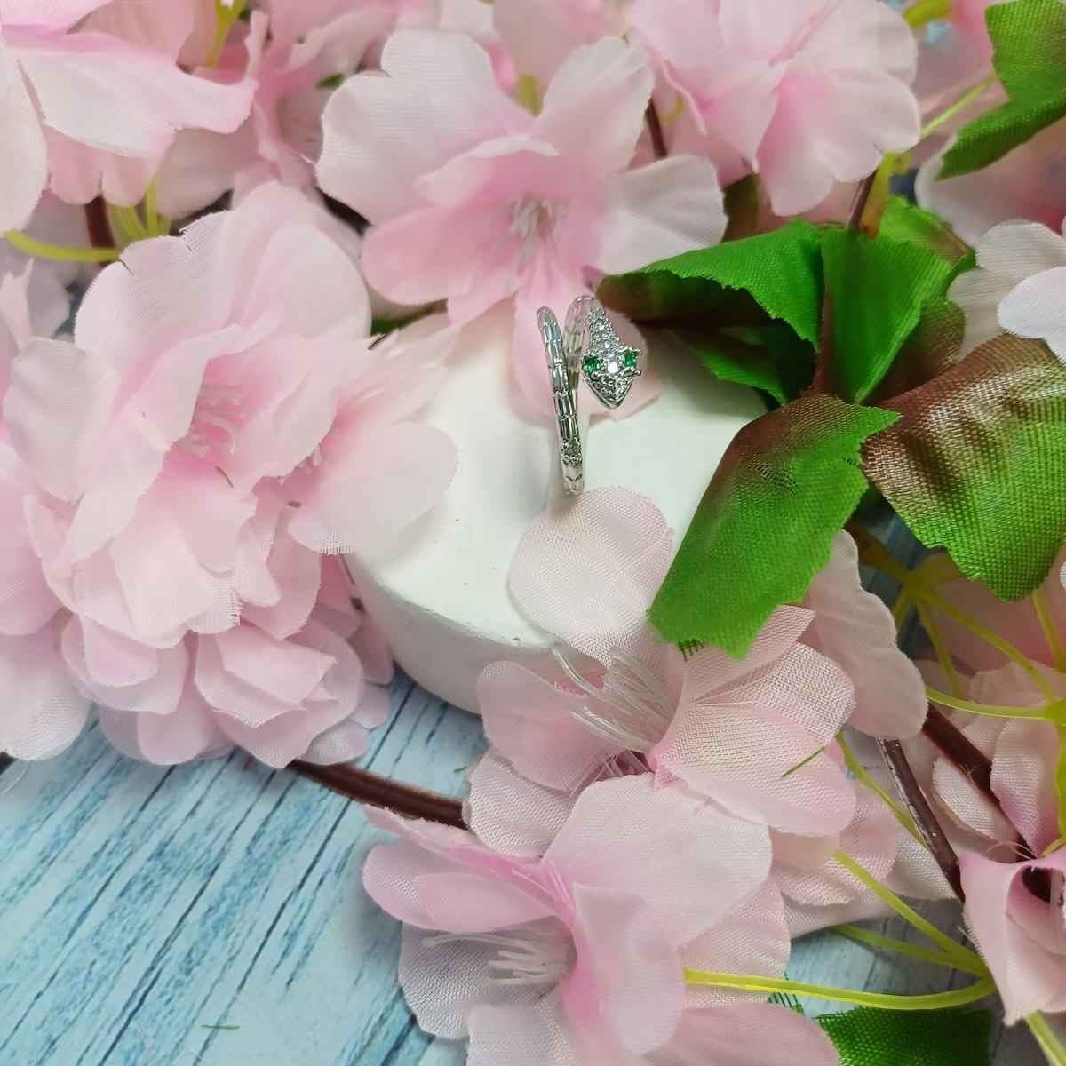 Snake Ring Chrome- Flexible Size
