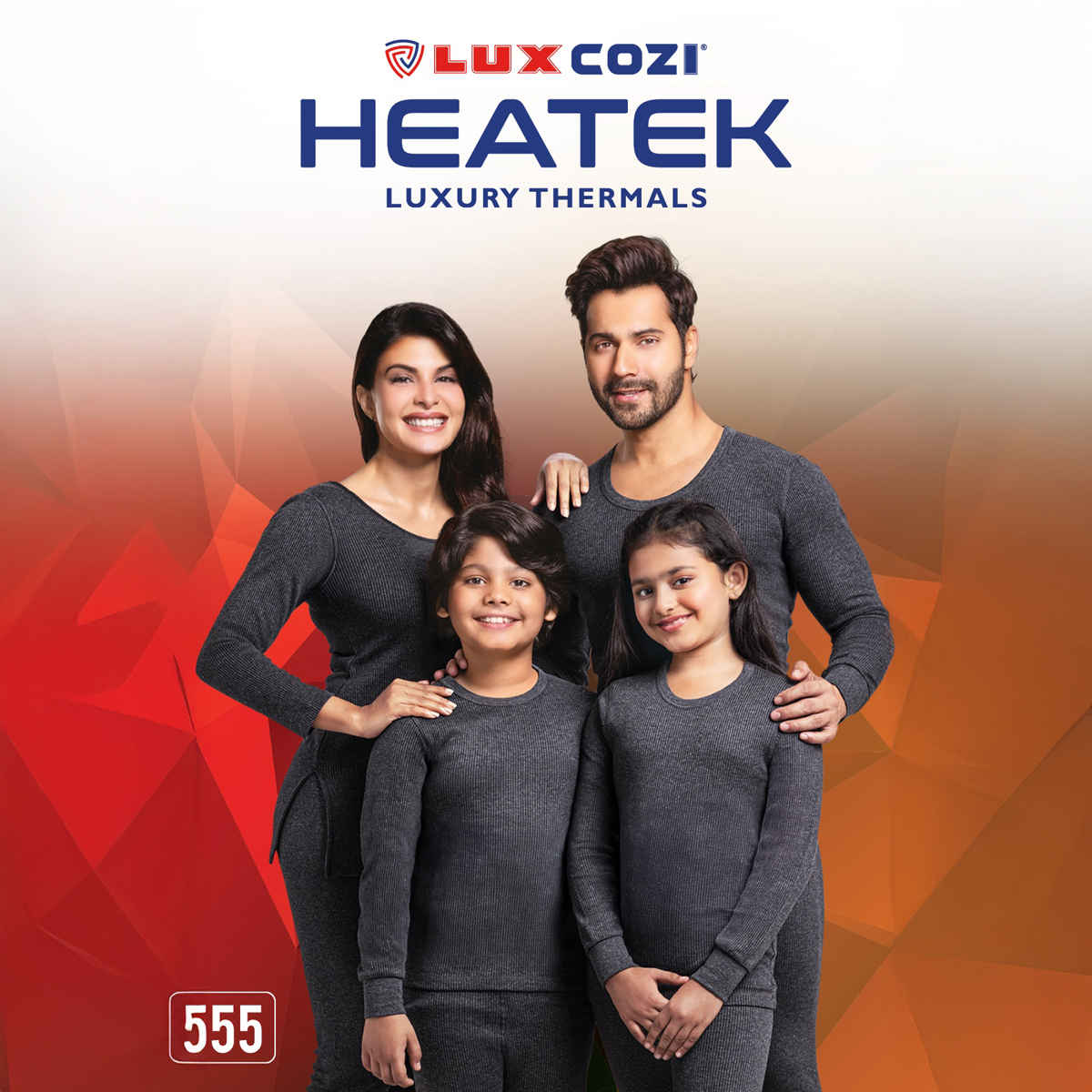 Lux Cozi Women's Heatek Premium Ultra Soft Stylish Warm Thermal Top | Black Melange - 90