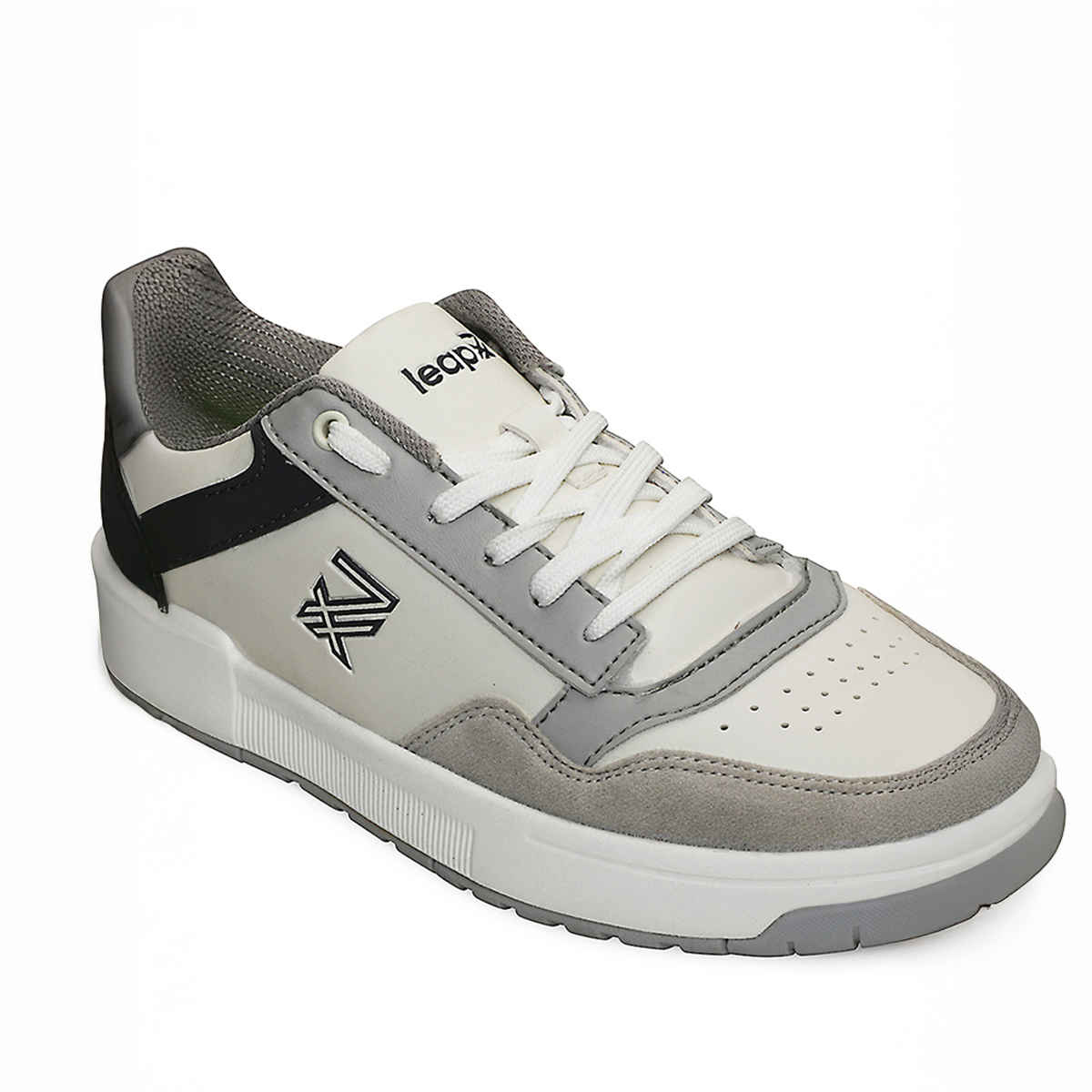 Liberty Apparel Men's Leap7X Amazer-10E Sporty Casual Sneaker | White - UK 9