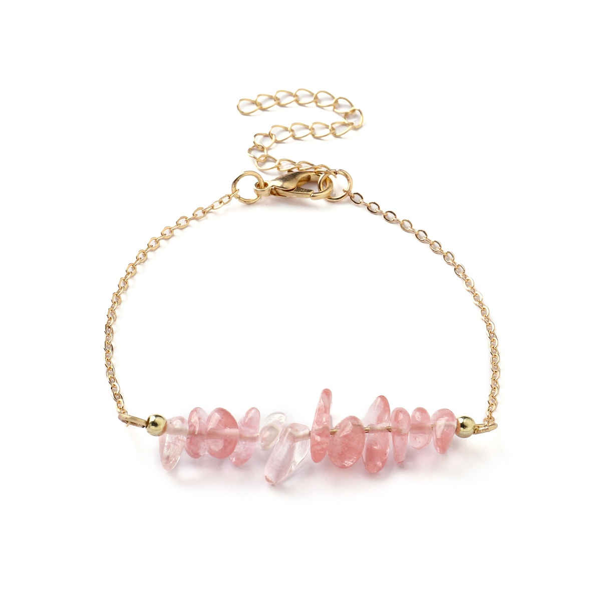 SALTY Bond Of Positive Energy Bracelet for Women and Girls| Anti-Tarnish | Gold and Pink