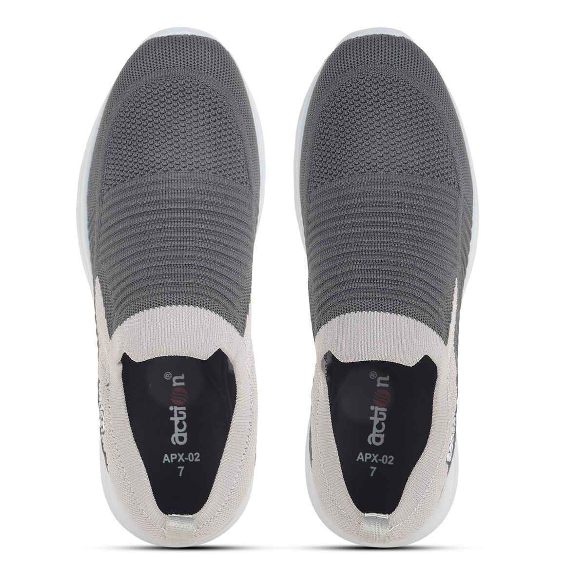 Action Casual Shoes For Men | Apx-02 Dark Grey-Grey - UK-8