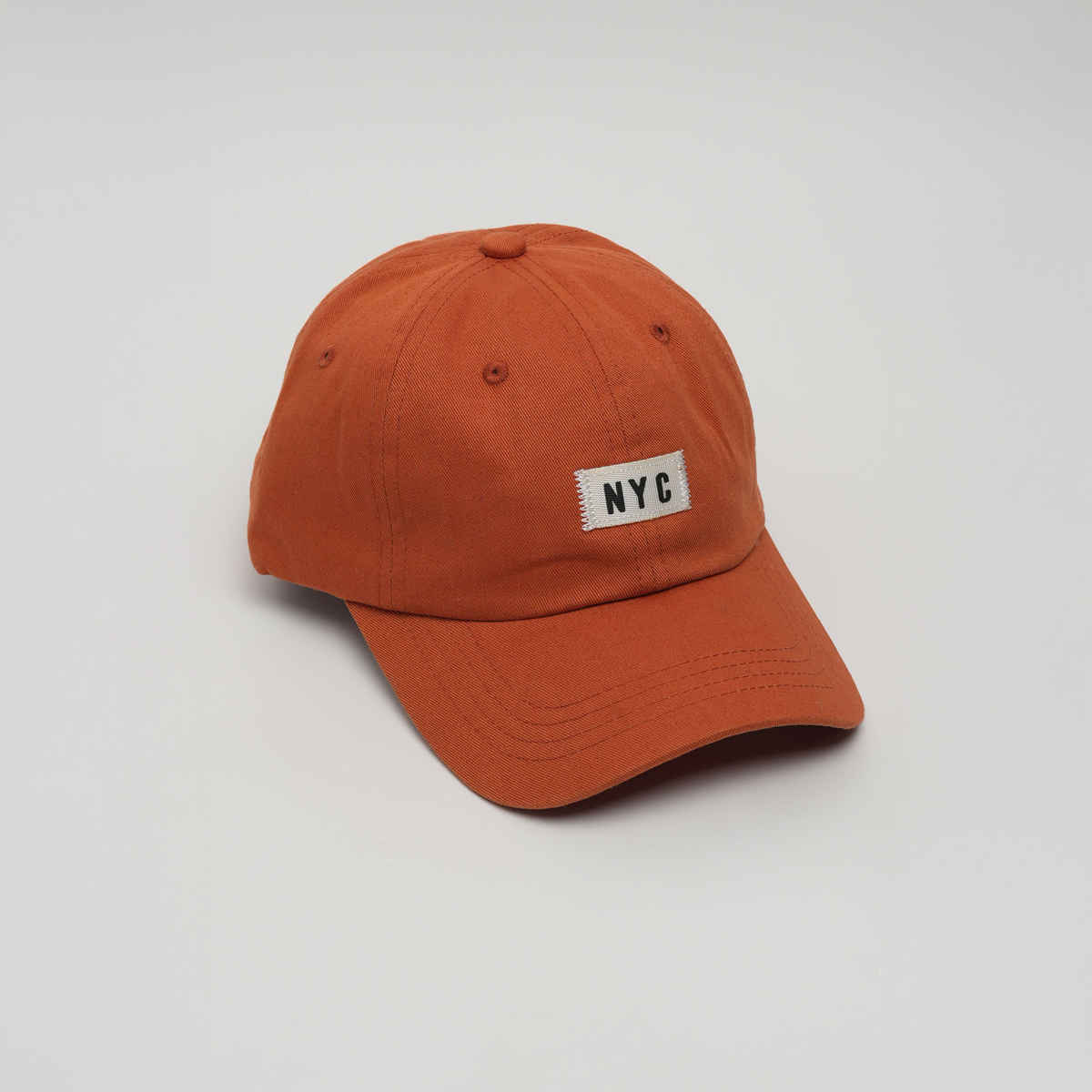 Theater Unisex Solid 60% Nylon and 40% Polyester Cap | Rust Orange - Free Size