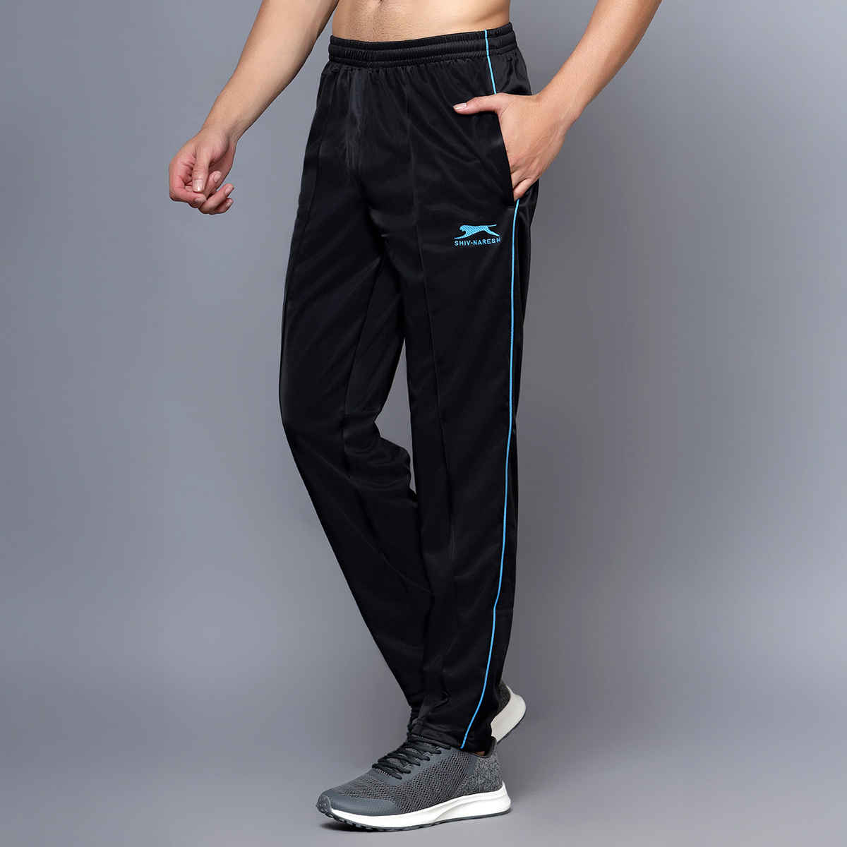 Shiv Naresh Men's Trackpant | 550 - Navy-Cyan | M