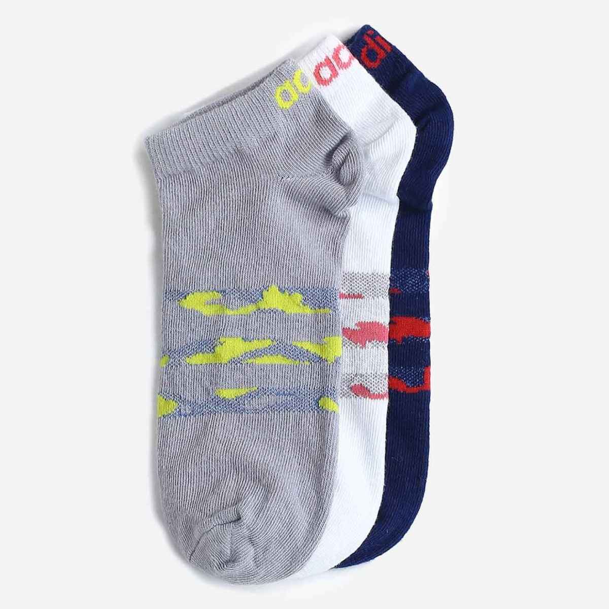 Adidas Patterned Ankle Length Socks | AD-0592-CD7373NWH