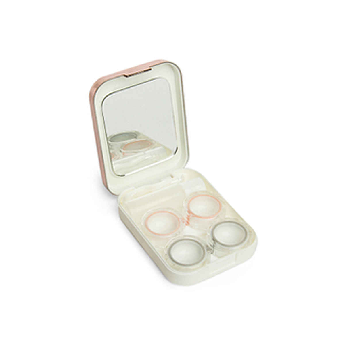 Aqualens Contact Lens Designer Case - Golden | Rectangular