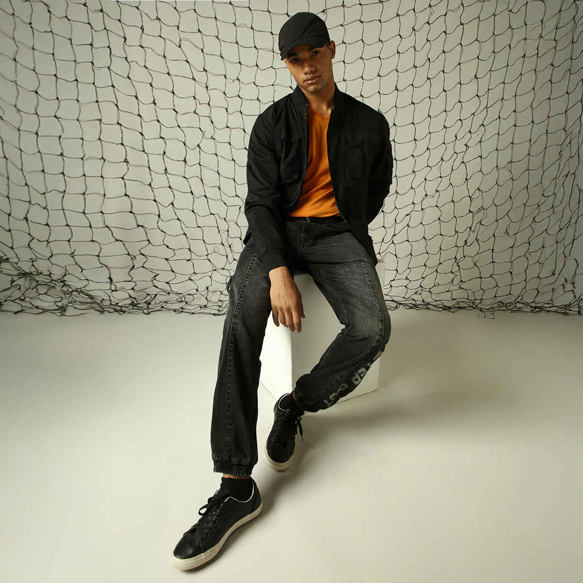 Hubberholme Men's Lightweight Open Front Utility Jacket with Bellow Pockets | Black - M